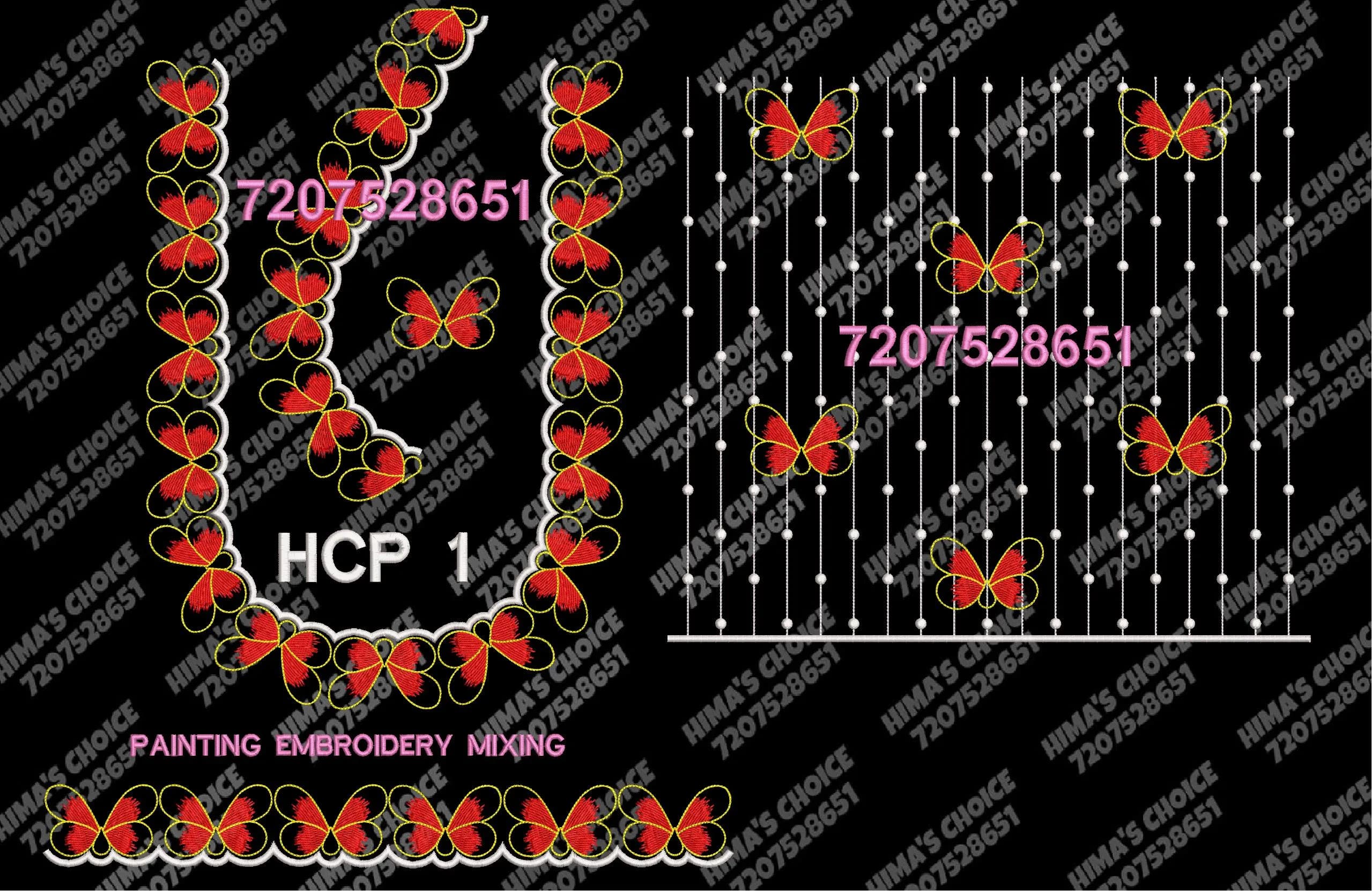 HCP1 PAINTING WITH EMBROIDRY